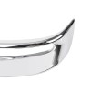 Unbranded Motorcycle Rear Fender Edge Trim Tip Trailing Chrome For