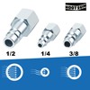 HOOTSUM 1/2” Air Hose Fittings Set, High Flow 2PCS I/M