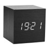 Walfront Digital Alarm Clock Wooden Alarm Clock LED Clock Light