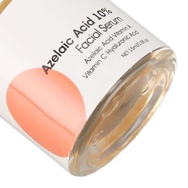 Suero facial con ácido azelaico 10, inhibe la formación de melanina, aclara manchas, hidrata y mejora la elasticidad de la piel, con ingredientes...  