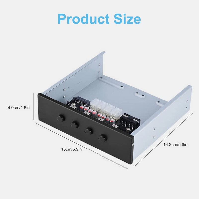 Richer-R HDD Power Control Switch, 4 Switches Hard Drive SATA