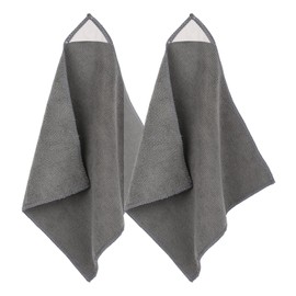 2 Pack Magnetic Microfiber Whiteboard Eraser Dry Erase Cloth Cleaning Cloth for Whiteboards Blackboards Chalkboards Glassboards (Gray)