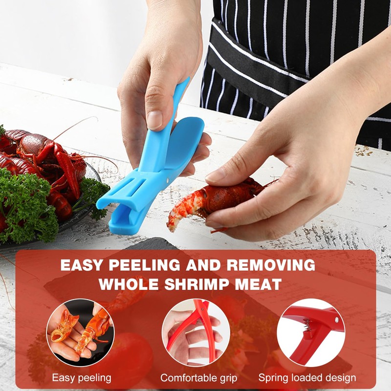 3PCS Crawfish Peeler, Crawfish Shucker,Crawfish Sheller Tool for Peeling Cooked