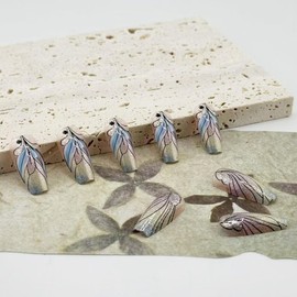 24Pcs Medium Press on Nails Ballerina Shaped Fake Nails Colorful Laser Gradient Acrylic False Nails with Peacock Feather Designs Cute Glue on Nails Full Cover Stick on Nails for Women Girls