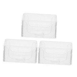 Kisangel 3pcs Portable Acrylic Billiard Chalk Powder Box Pool Chalk Cube Chalk Storage Holder Billiard Chalk Storage Box Transparent