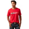 ARIAT Men's Viva Mexico Independent SMU T-Shirt, Red, Size Large