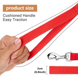Happy Hachi Recall Lead, Braided Dog Lead, Long Rope, Nylon Webbing Recall Training Lead for Pet
