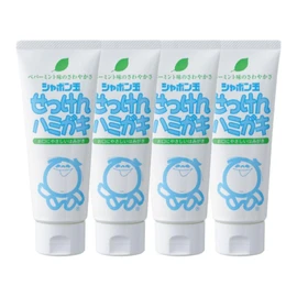Shabondama Soap, Toothpaste, 4.9 oz (140 g) x 4 Pieces, Includes Bonus