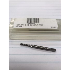 North American Tool 3pcs. 3-48 GH3 2 FLT FAST SPIRAL BOTTOM TAP USA (loc I12)