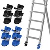 HttDog 8 Pcs Stepladder Foot Covers, Stepladder Foot Covers, Telescopic