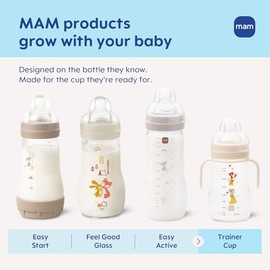 MAM Trainer with Handles, Girl, 8 Ounces, 1-Count