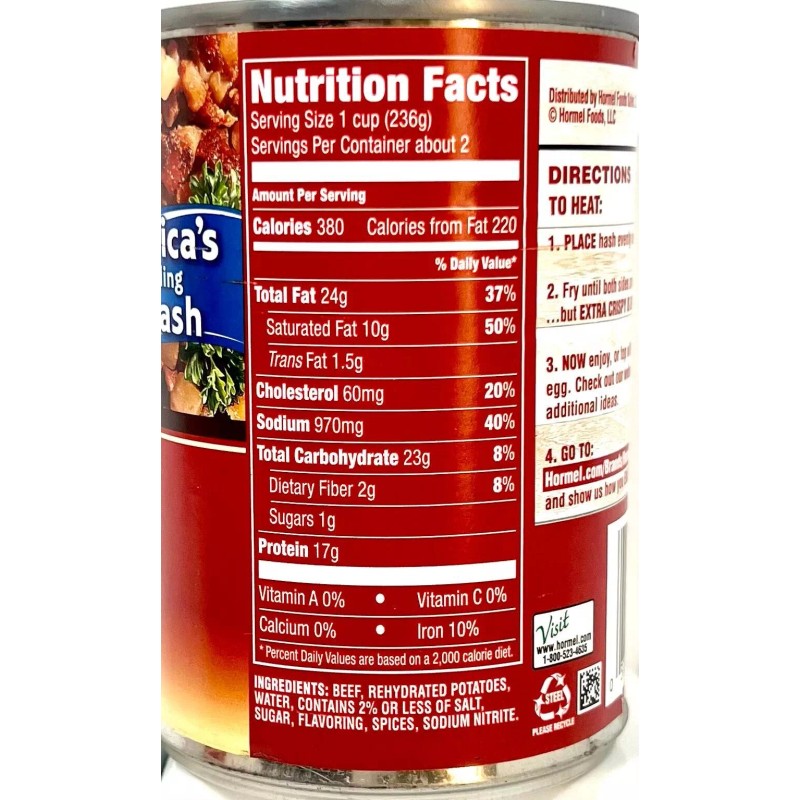 Hormel Mary Kitchen Corned Beef Hash 14 oz ( Pack