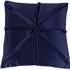 New Satin Solid Silk Scarf Hijab Plain Shiny Soft Big Large Square Head Neck Wrap 90cm X 90cm (Navy)