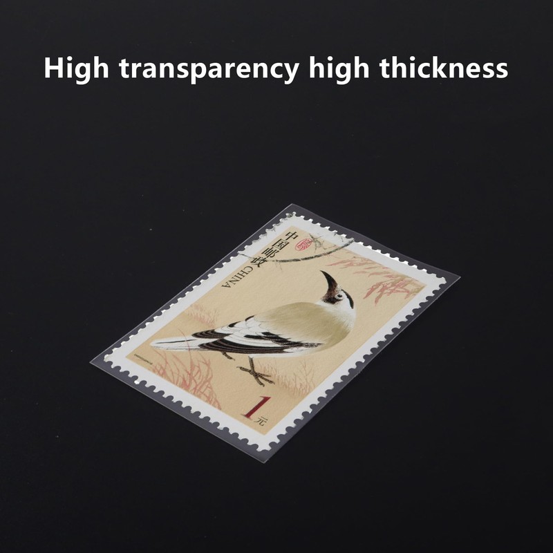 Klmnop OPP Stamp Protection Bags in 8 Models, 100pcs Each,