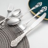 CITESANA 20-Piece Stainless Steel Flatware Set, Rose Gold Silverware Set