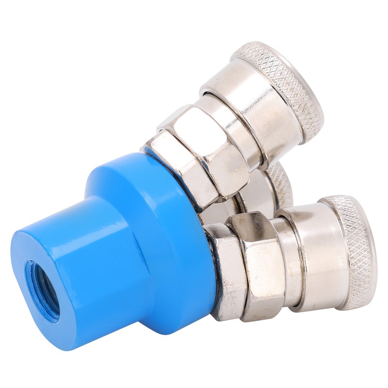 3Pcs 3Way Air Quick Coupling CType Round Tee Pneumatic Connector