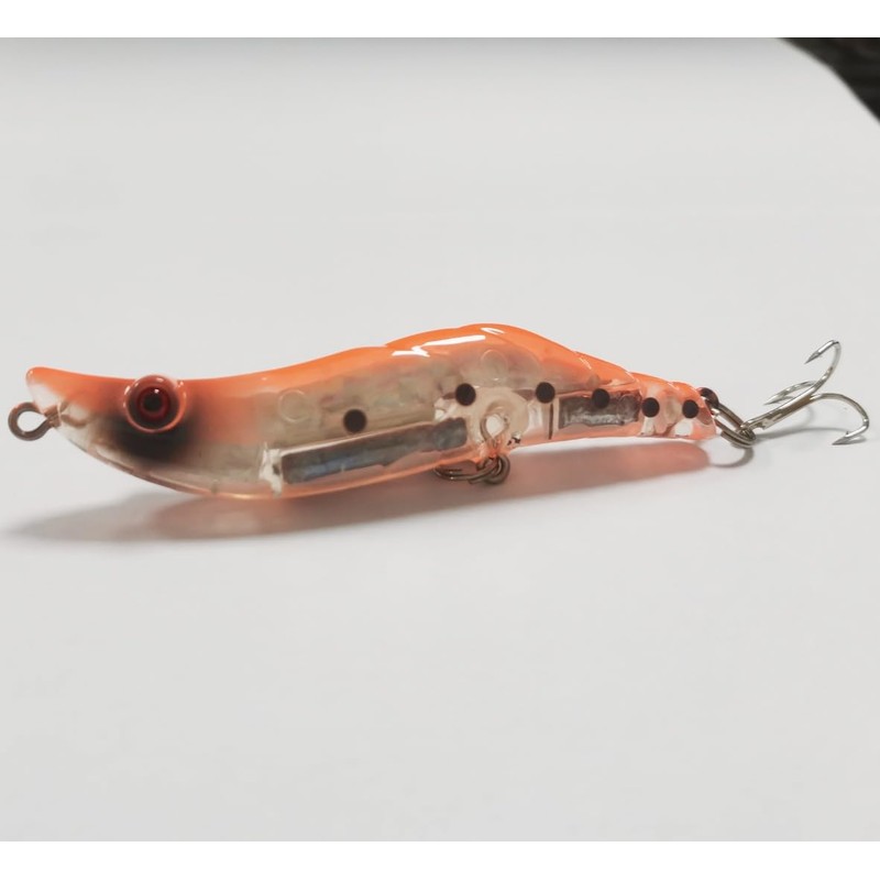 SEASKY Pencil Lure, 3 1/8 Inches Sinking VIB Shrimp Lures,