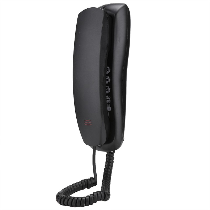 KX T628 Black for English Wired Desktop Wall Phone Landline
