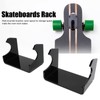2PCS Long Skateboards Storage Rack Longboard Wall Hanging Holder for