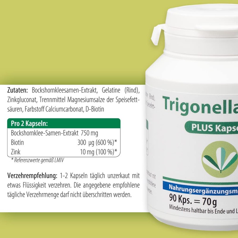Pharma-Peter Trigonella Folia Plus Capsules, Pack of 90