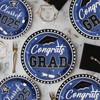 PARTY GO Party Tableware 50 Pieces, Graduation Blue Paper Plates