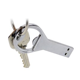 Cool Gadget Gift Idea Silver Metal USB 8GB Flash Drive Memory Stick Bottle Opener Fits Keyring UK Seller