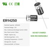 EEMB ER14250 1/2AA 3.6V Lithium Battery with AX Solder Tabs