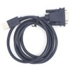 USB to RS232 Serial Cable Black Industrial Grade 9Pin Computer