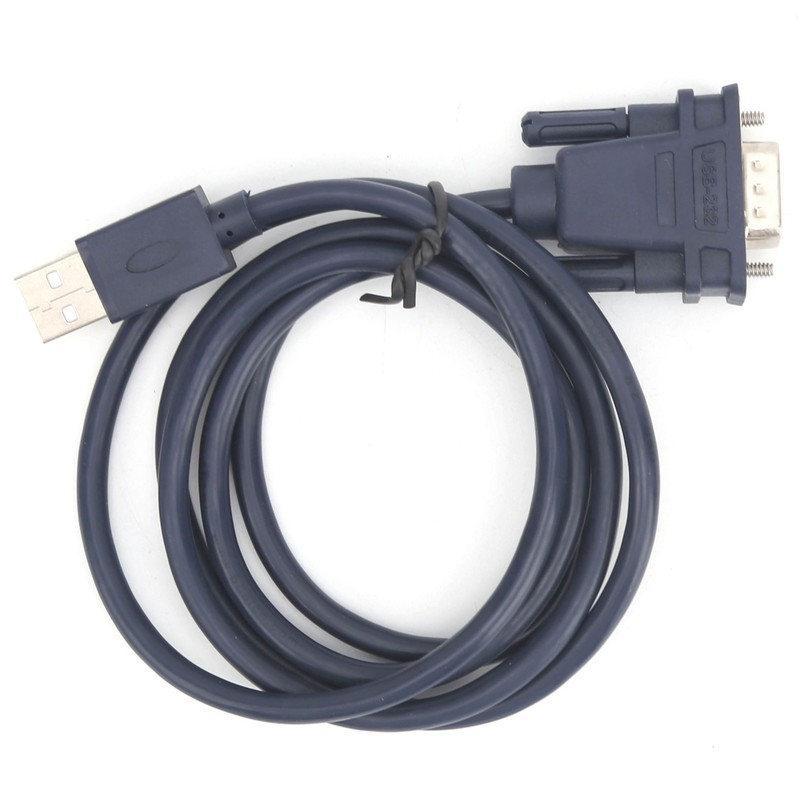 USB to RS232 Serial Cable Black Industrial Grade 9Pin Computer