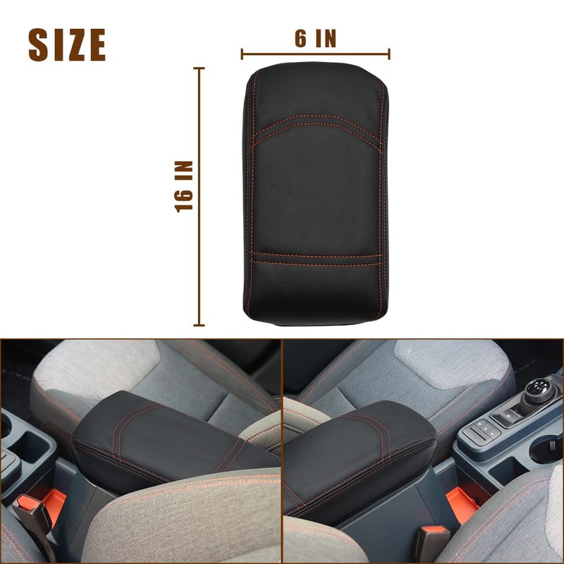 Muslogy Center Console Armrest Cover Compatible with Ford Maverick XL