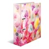 HERMA Folder A4 Pink Flowers, 7 cm Wide, Children's Ring