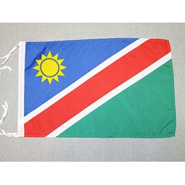AZ FLAG Namibia Flag 18'' x 12'' Cords - Namibian Small Flags 30 x 45cm - Banner 18x12 in