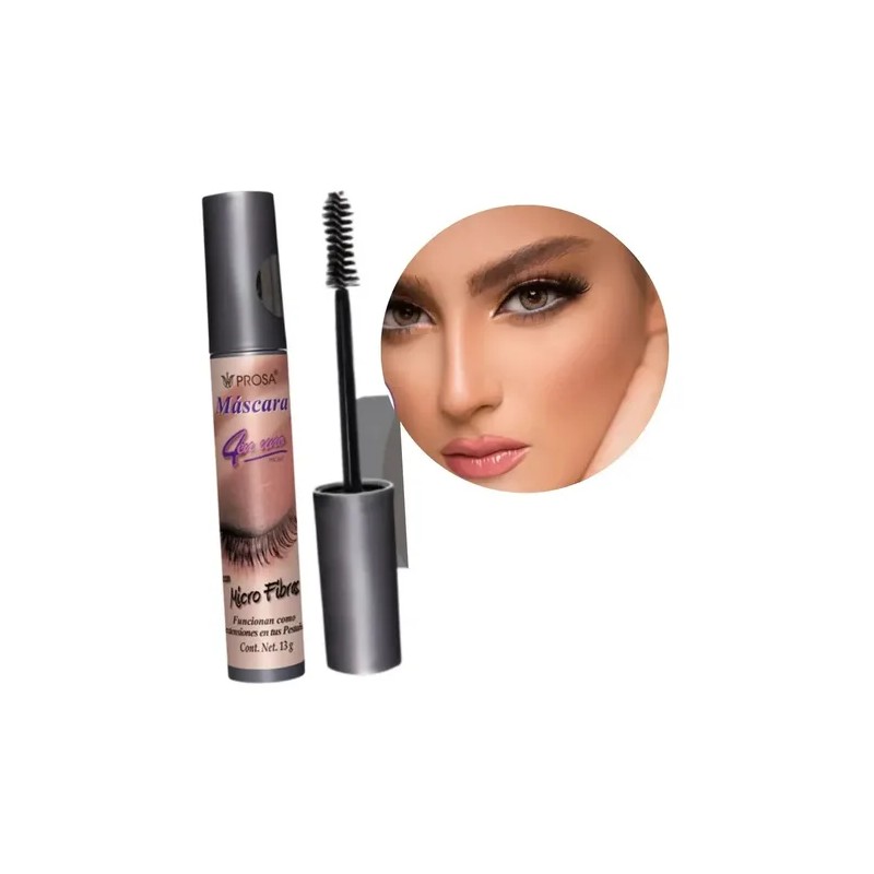 Máscara De Pestañas Waterproof Prosa 4 En 1 ( 13g)