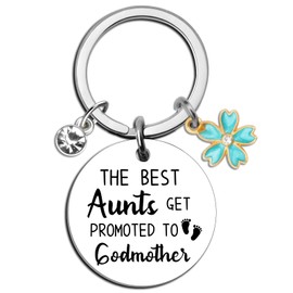 Mothers Day Godmother Proposal Gift Unique Godmother Gift Ideas God Mother Proposal Gifts for Aunt Baptism Gifts For Women Christian Best Godmothers Keychain for Women