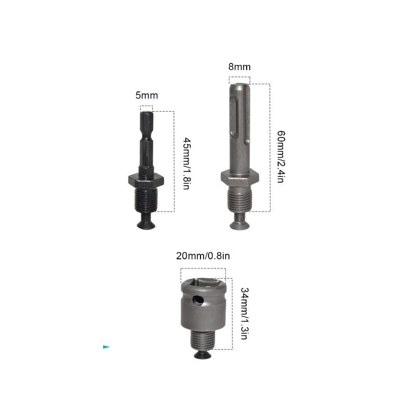 Drill Chuck 2-13 mm Automatic with 3 Hex Connections SD