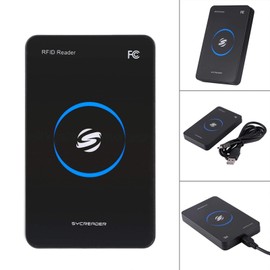 USB RFID 13.56MHz Card Reader, RFID Smart Access Control Card Reader Compatiblw with Windows/Linux/Android for Card Reading Identification Access Control
