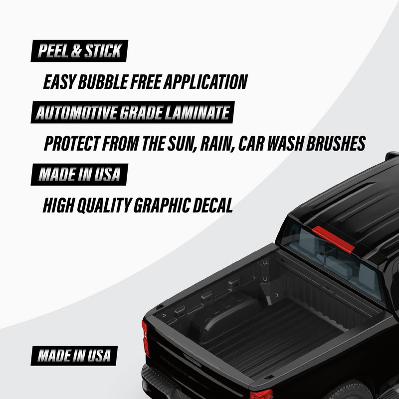 FX2 Sport Decals F Stickers Truck Bed Side/Black