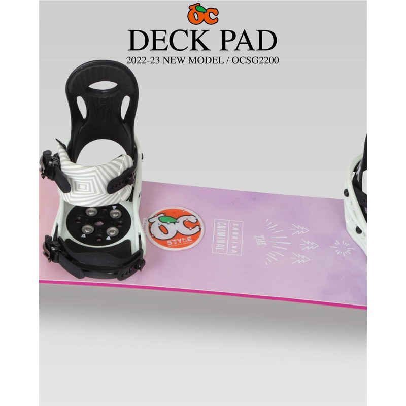 OCSTYLE OCSG-2200 Deck Pad, Snowboard Boards, Anti-Slip, Deck Pad, Stomp