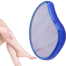 Crystal Hair Eraser, Crystal Hair Removal, Magic Hair Eraser for Women and Men, Reusable Painless Exfoliating Hair Removal Tool, Magic Hair Eraser (Dark Blue)