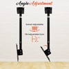 Pyle Adjustable Height TV Ceiling Mount - Swivel and Tilting