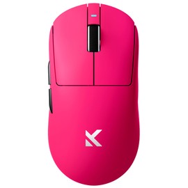 MCHOSE A7 Ultra Wireless Gaming Mouse, Tri-Mode Connection, 59 Grams, PAW3950 42K DPI Sensor, Wired/Wireless Dual 8K Polling, 130 Hour Battery Life - Rose Red
