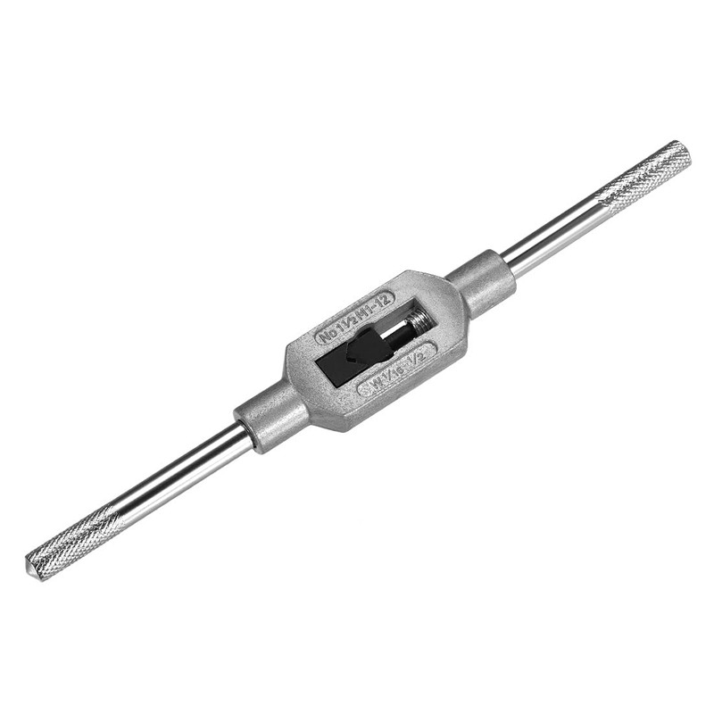 sourcing map Adjustable Tap Wrench Handle, for Metric M1-M12 W1/16-1/2