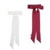 Hophor Solid Color Long Neckerchief Pure Skinny Scarf Necktie Handbag