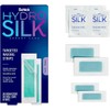 Schick Hydro Silk Targeted Waxing Strips | Soft Wax Strips for Body + Pubic Hair Removal, Eyebrow & Lip Waxing Strip, Bikini Wax Kit for Women