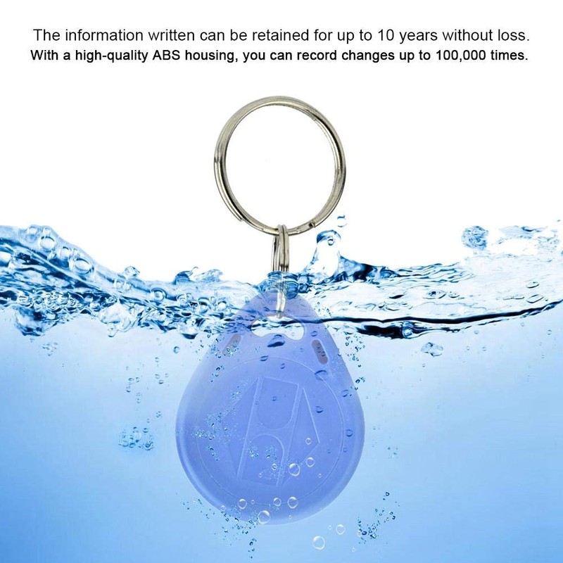 New RFID Proximity ID Card Key for Access Control (Blue),