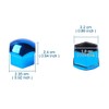 19mm Car Wheel Hub Lugs Nuts Bolts Cover Protective Cap