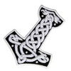 Mjolnir Nordic Thor's Hammer Glow in the Dark Iron/Sewn Embroidery