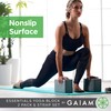 Gaiam - Kit de Yoga: Bloques y Correa, Accesorios para