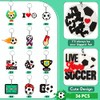 36 Pack Soccer Keychains - Fun Party Favors & Gifts