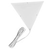 HomeConcept Original Beacon Triangle Corner Light, Plug-in 17' Cord, White
